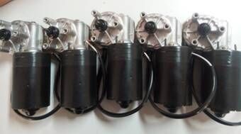 Het Toestelmotor van de worm Miniborstel 12VDC voor Automatiseringsmachines Industriële 30W