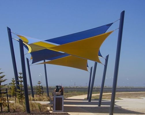 Waterdichte van het de Zonzeil van de terrasdriehoek van de de Schaduwtuin de schuilplaatsenluifels