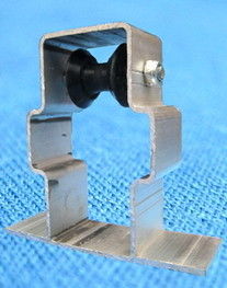 van de het schermbuis van het aluminiumhuis de verdedigers enig plastic wiel, 3/4“/1“