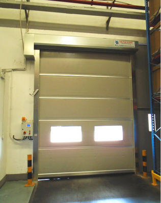 Custom glijdende industriële hogesnelheid deur, productielijn Roll-up beveiligingspoort