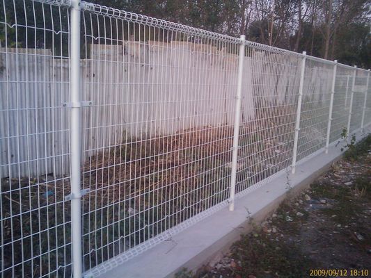 Aangepaste Gegalvaniseerde Voorgrond van de de Overlappings Idyllische Omheining van de Staalomheining Dubbele 3.0 - 6.0mm